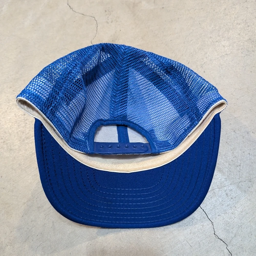 VTG Kansas City Royals Lucky Stripes Trucker Hat USA Made Baseball